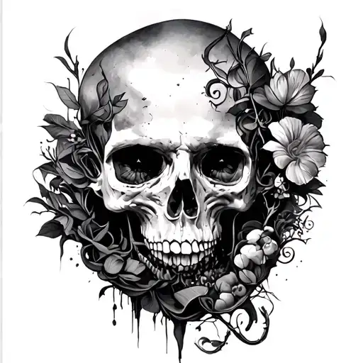 surreal existensial ignorant style tattoo tattoo design idea