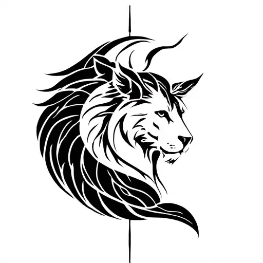 Sagittarius Leo Virgo Aquarius tattoo design idea