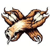 bear claw marks tearing tattoo design idea