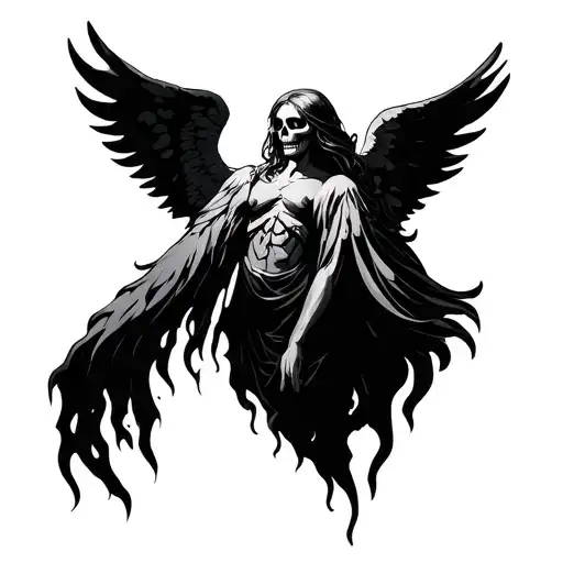 Angel Of Death tattoo design idea