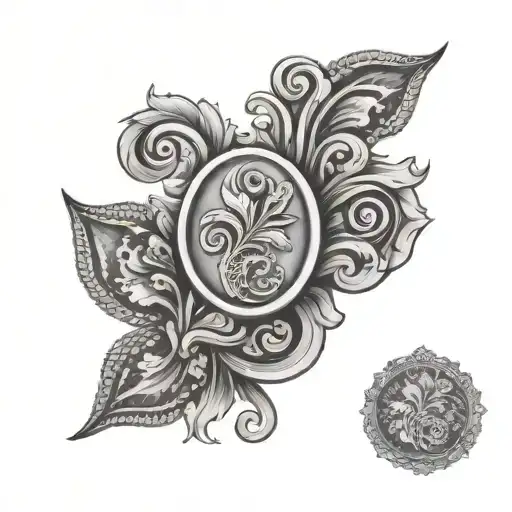 penny furthing tattoo design idea