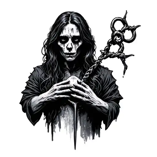 supernatural tv show anti possession charm tattoo design idea