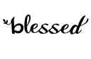 "Blessed" tattoo design idea