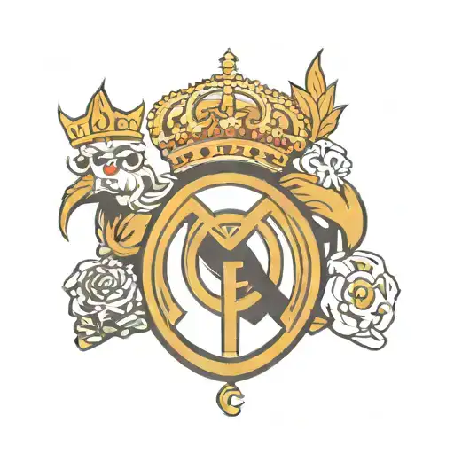 real madrid logo tattoo design idea