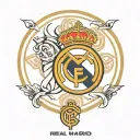real madrid logo tattoo design idea