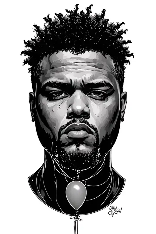 The Weeknd House of Balloons tattoo design idea