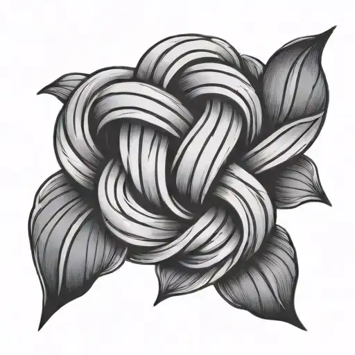 Knot tattoo design idea