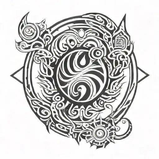 mass effect kalros tattoo design idea