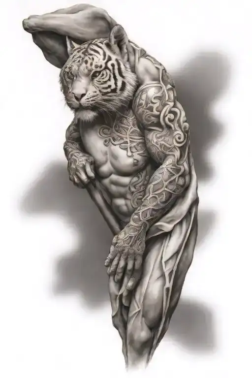 strength and endurance tattoo design idea