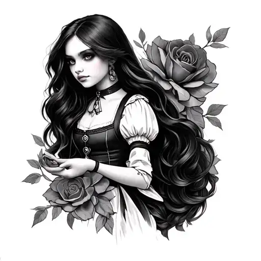 Alice Madness Returns tattoo design idea