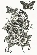 Metamorphosis tattoo design idea
