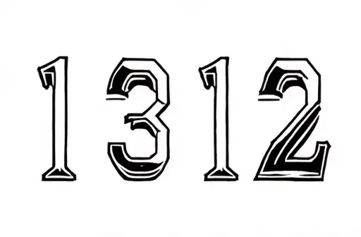"1312" tattoo design idea