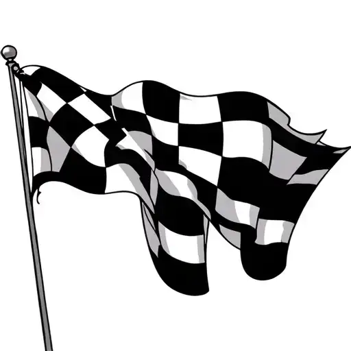 Checkered Flag tattoo design idea