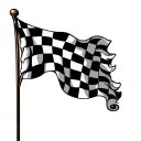 Checkered Flag tattoo design idea