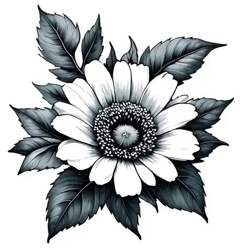 March And December Birth Flower tattoo design idea