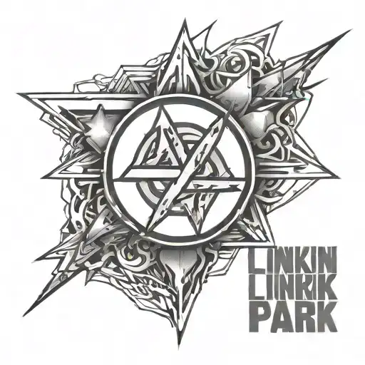 linkin park logo tattoo design idea