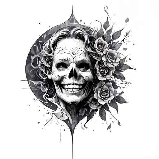 Schizophrenia tattoo design idea