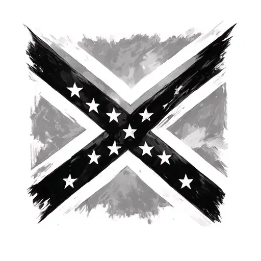 Rebel Flag tattoo design idea
