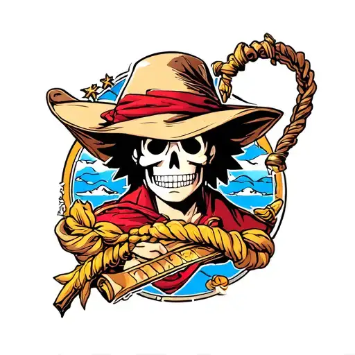 one piece anime law  tattoo design idea