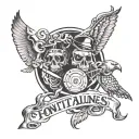 Fontaines DC band tattoo design idea