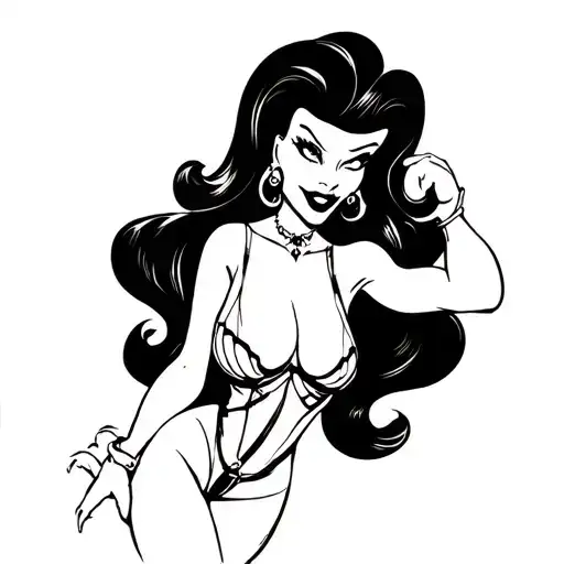 Jessica Rabbit tattoo design idea