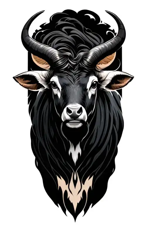 taurus tattoo design idea