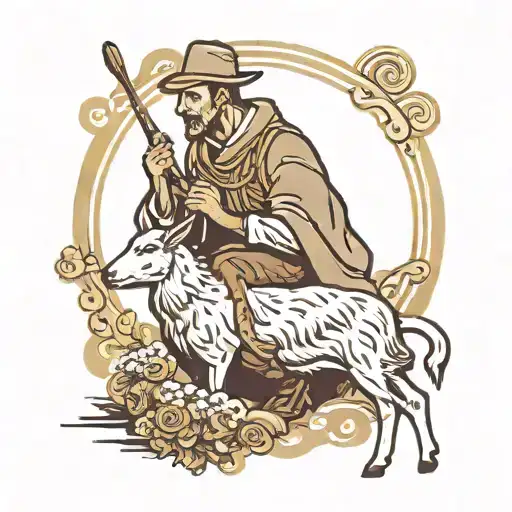 What should we think of the shepherd’s life if his flocks always wandered to higher pastures than his thoughts? tattoo design idea