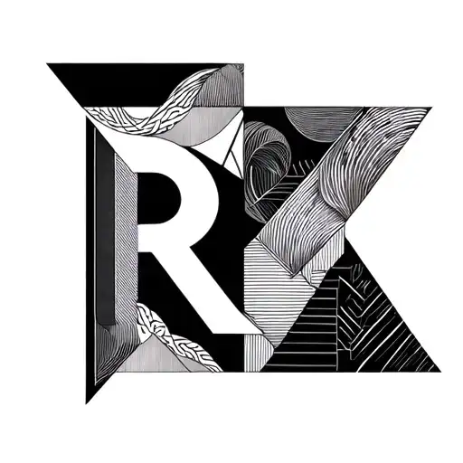 RK covered in some illustrative sophisticated mysteries  tattoo design idea