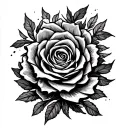 Scroll tattoo design idea