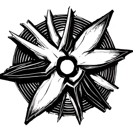 shuriken tattoo design idea
