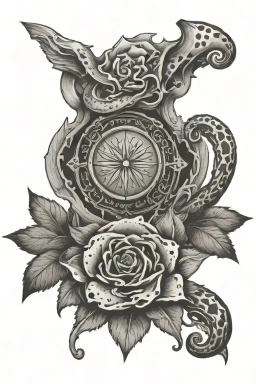 blod donation tattoo associated with scouting tattoo design idea