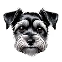 Mini Schnauzer tattoo design idea