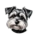 Mini Schnauzer tattoo design idea