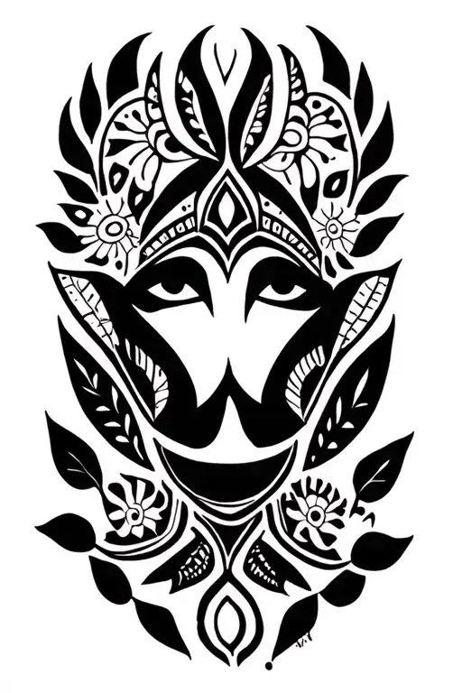 Otomi Tribe tattoo design idea