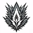 Arrowhead tattoo design idea