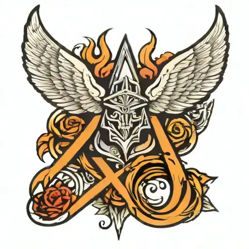 KKK 888 number tattoo tattoo design idea