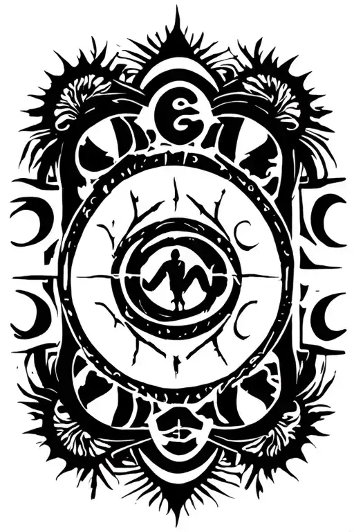 "Family" "Family" Sagittarius scorpio leo pisces sign mixed tattoo design idea