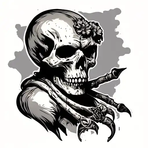 bad slave tattoo design idea