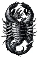 Scorpio and Pisces tattoo design idea