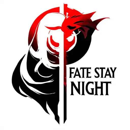 fate stay night logo tattoo design idea