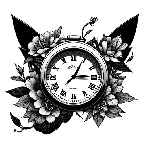 Reloj de The Chihiro's trip tattoo design idea