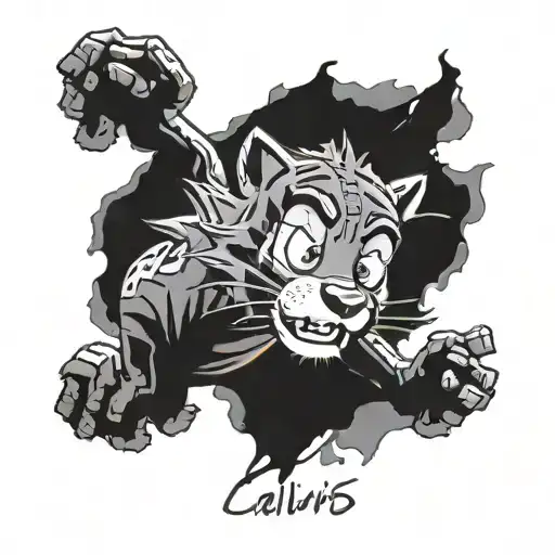 Calvin and hobbes tattoo design idea