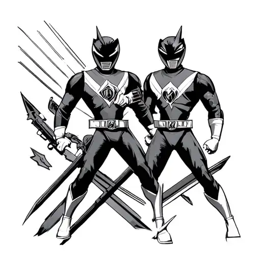 Power Rangers tattoo design idea