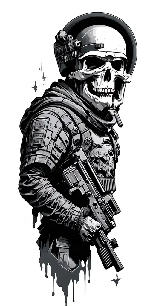 past present future war tattoo design idea