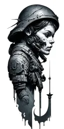 past present future war tattoo design idea