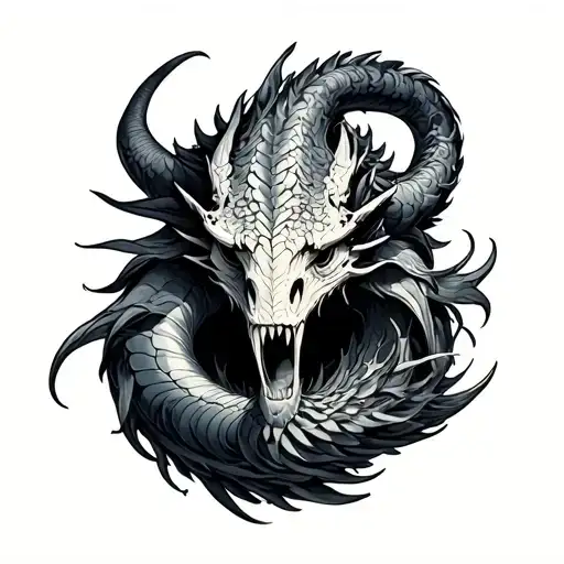 Triton tattoo design idea