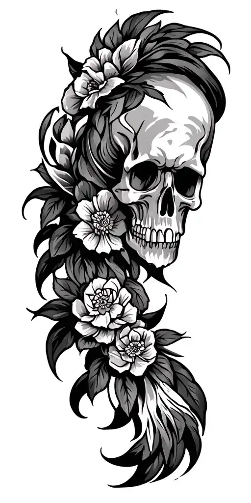 traditional western arm sleeve tattoo design incorporating elements tattoo design idea