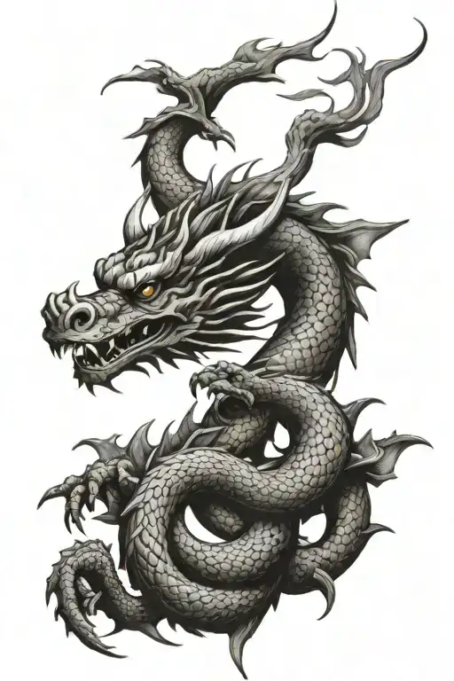dragon chino tattoo tattoo design idea