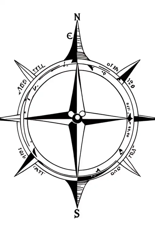 compass, globe surrounded, plane, ship,  tattoo design idea