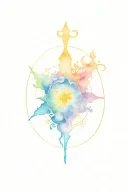 arcane magic tattoo design idea